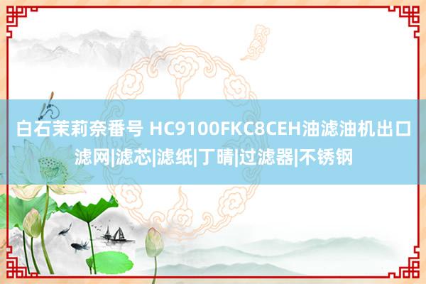 白石茉莉奈番号 HC9100FKC8CEH油滤油机出口滤网|滤芯|滤纸|丁晴|过滤器|不锈钢